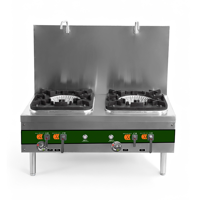 Bếp nấu s&uacute;p thấp hai đầu gas