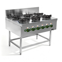 Bếp gas s&aacute;u đầu ba v&ograve;ng